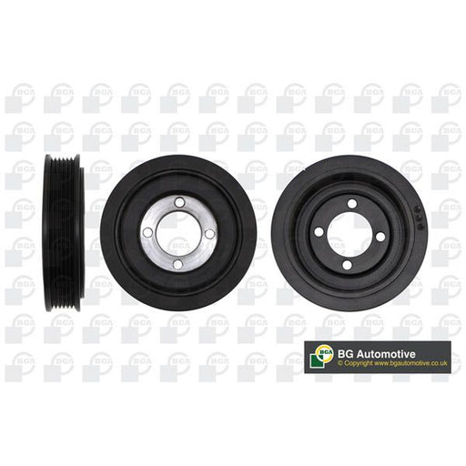 BGA Crank Shaft Belt Pulley fits Opel Astra F 1991-2001 1.8 2.0