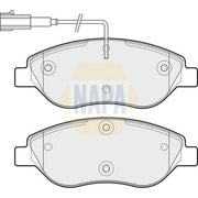 NAPA Front Brake Vented Discs & Pads fits Chrysler Delta 2011 on 1.4 1.6