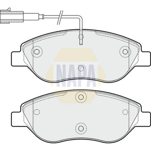 NAPA Front Brake Pad Set NBP1870