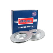Borg & Beck 2 x Vented Front Brake Discs BBD6323