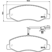 DON Rear Brake Pad Set fits Nissan Interstar 2021-2024