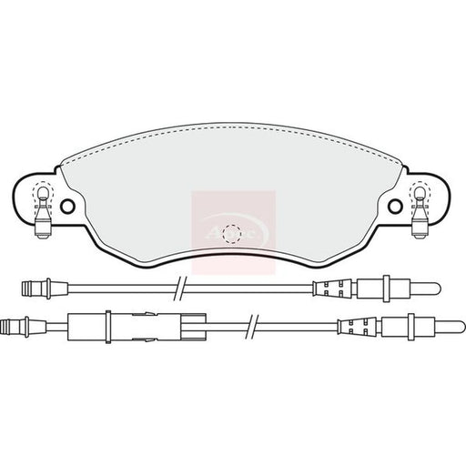 Apec Front Brake Pad Set PAD1281