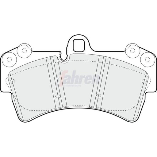 Fahren Front Brake Pad Set FBP3331