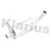 Klarius Box With Centre Pipe Centre fits Volvo 240 1974-1984 2.1 2.3