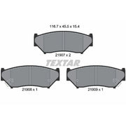 Textar Front Brake Pad Set 2190701