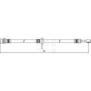 Apec Brake Hydraulic Hose Line Front Right fits Honda Civic VIII 2005-2012 1.8