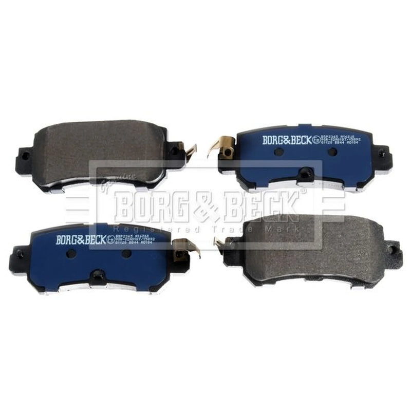 Borg & Beck Front & Rear Brake Discs & Pads fits Mazda CX-3 2015-2018