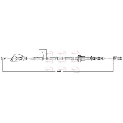 Apec Clutch Control Cable Pull fits Kia Picanto I 2004-2011 1.0 1.1