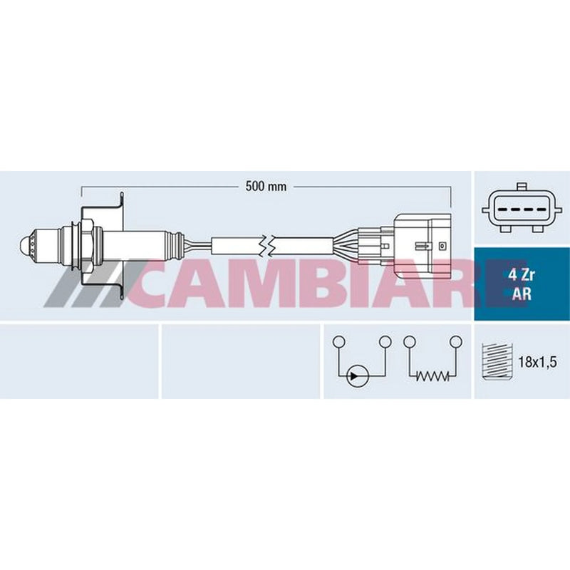 Cambiare O2 Lambda Oxygen Sensor before catalytic converter fits Infiniti Q50