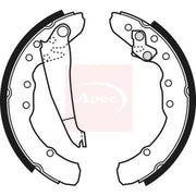 Apec Brake Shoe Set Axle Kit fits Audi 100 C3 1982-1990 2.0