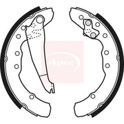 Apec Brake Shoe Set Axle Kit SHU498