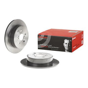 Brembo 2 x Solid Brake Discs fits Toyota Avensis 2003-2008 1.6 1.8 2.0 2.4
