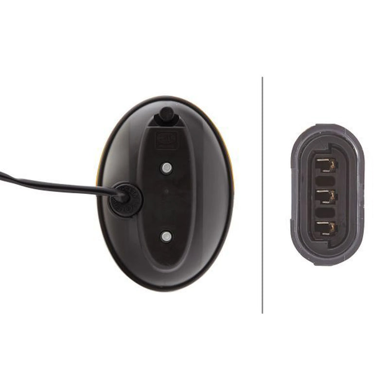 Hella Direction Indicator Light Left Front fits John Deere Series 5 2009 on