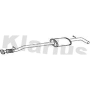 Klarius Box With Centre Pipe Centre fits Fiat Idea 2004 on 1.4