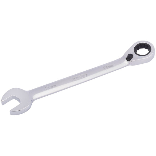 Draper HI-TORQ Metric Reversible Ratcheting Combination Spanner, 17mm Draper - Dynamic Drive