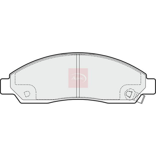 Apec Front Brake Pad Set fits Isuzu D-Max I Platform/Chassis 2007-2012 3.0