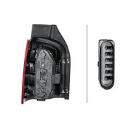 Hella Tail Light / Lamp P21W Right fits VW Transporter 2003-2015 1.9 2.0 2.5 3.2