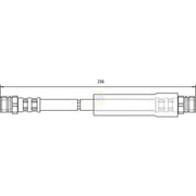 NAPA Brake Hydraulic Hose Line Rear NBH1008