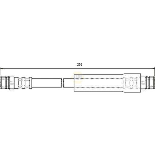 NAPA Brake Hydraulic Hose Line Rear NBH1008