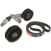 Gates V-Ribbed Belt Set fits Opel Astra G 1998-2005 2.0 2.2
