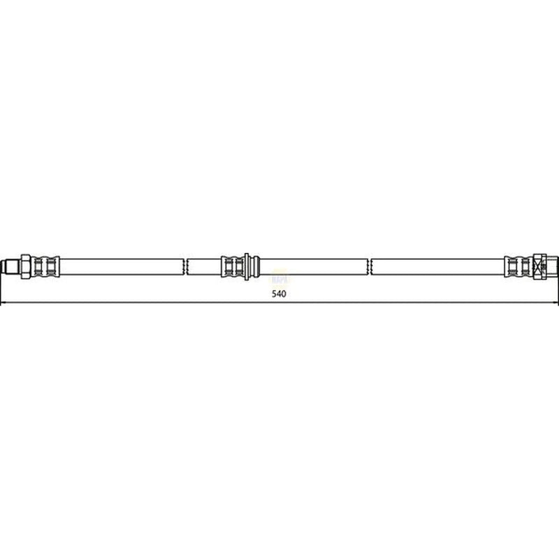NAPA Brake Hydraulic Hose Line Rear NBH1317