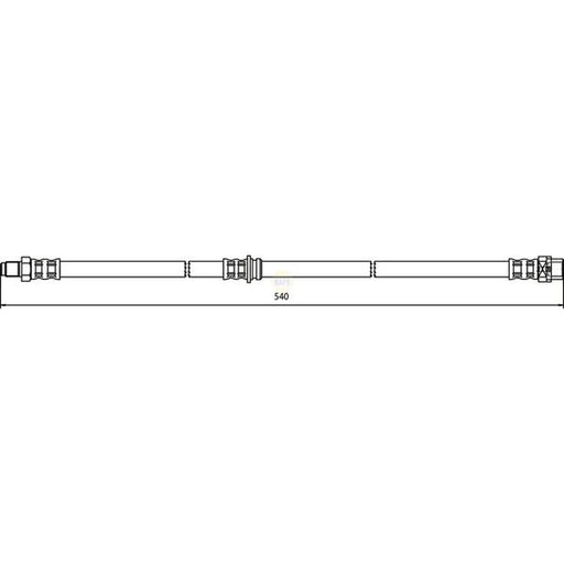 NAPA Brake Hydraulic Hose Line Rear NBH1317