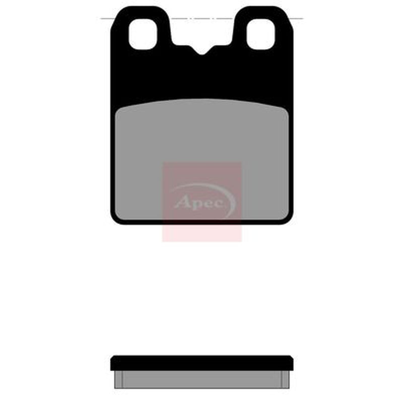 Apec Rear Brake Pad Set fits Alfa Romeo Giulia 2015 on 2.9