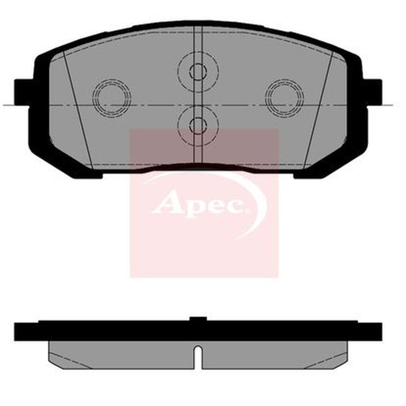 Apec Front Brake Pad Set fits Kia Niro II 2022 on 1.6