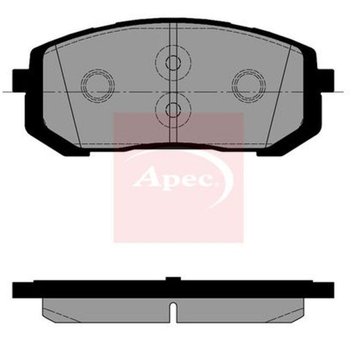 Apec Front Brake Pad Set fits Kia Niro II 2022 on 1.6