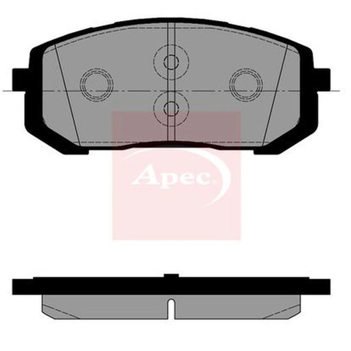 Apec Front Brake Pad Set PAD2589