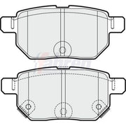 Fahren Rear Brake Pad Set FBP3666