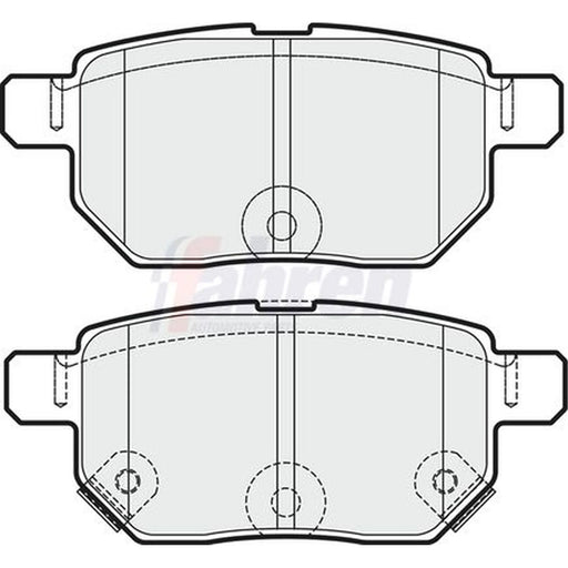 Fahren Rear Brake Pad Set FBP3666