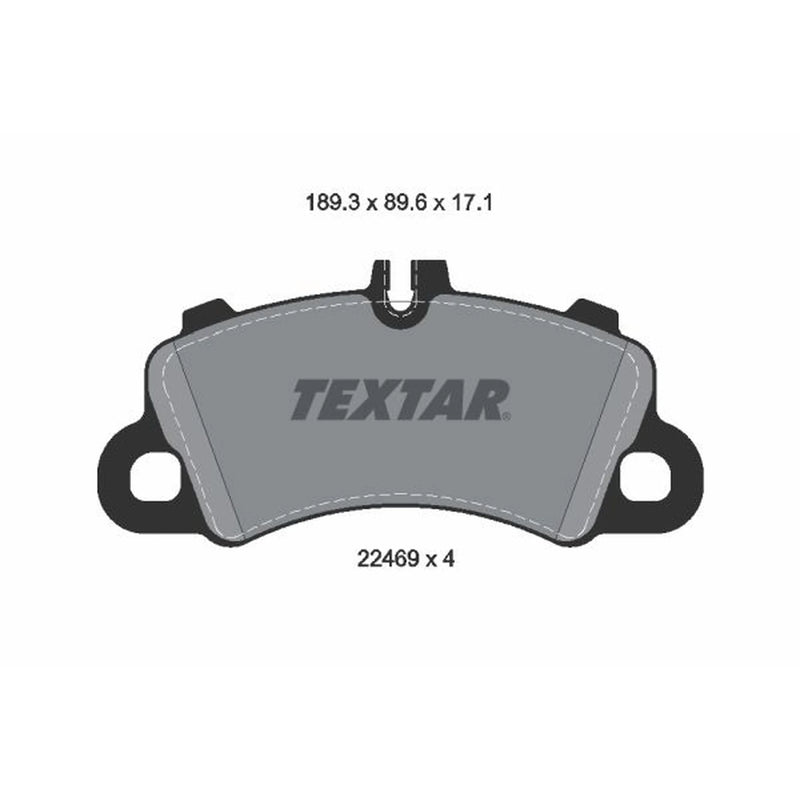Textar Front Brake Pad Set 2246901