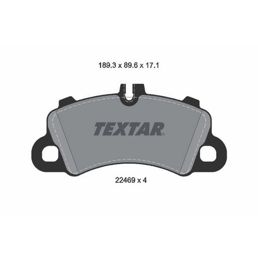 Textar Front Brake Pad Set 2246901