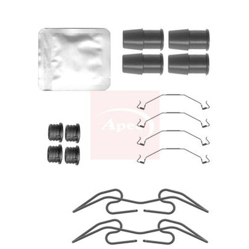Apec Brake Pad Accessory Fitting Kit Rear fits Audi A3 2020-2022