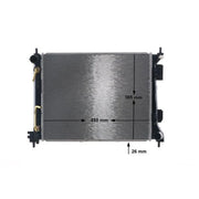 Mahle Engine Radiator fits Hyundai Accent IV 2011-2017 1.6