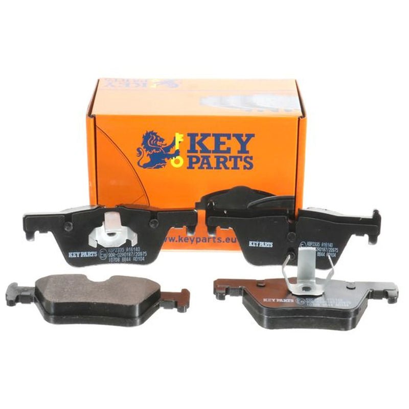 Key Parts 4 x Rear Brake Pad Set fits BMW 1 Sports Hatch 2011-2019