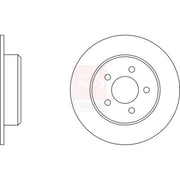 Apec Front & Rear Brake Discs & Pads fits Chrysler Voyager 2000-2008 2.4 2.5