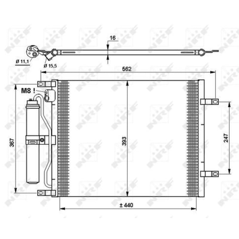NRF Air Conditioning Condenser 35783