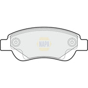 NAPA Front Brake Pad Set fits Citroën C1 2005-2014 1.0 1.4