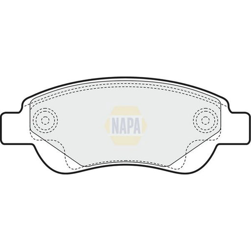 NAPA Front Brake Pad Set NBP1412