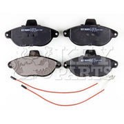 Key Parts 4 x Front Brake Pad Set fits Citroën Dispatch I 1995-2006 1.6 1.9 2.0