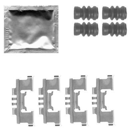 Mintex Brake Pad Accessory Fitting Kit Front fits Nissan Pixo 2009 on 1.0