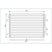Valeo Air Conditioning Condenser 817741
