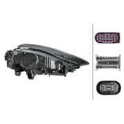 Hella Headlight Headlamp LED Left fits Porsche Cayenne 2017-2023 2.9 3.0 4.0