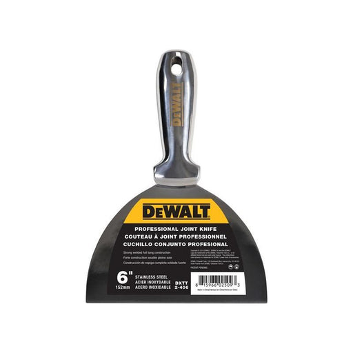 Dewalt Drywall Stainless Steel Jointing/Filling Knife 150mm (6in) DEWALT Drywall - Dynamic Drive