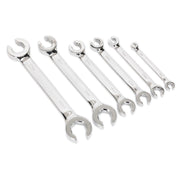 Sealey Flare Nut Spanner Set 6pc Metric S0767 Siegen by Sealey - Dynamic Drive
