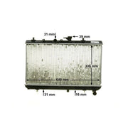 Mahle Engine Radiator fits Kia Rio I 2000-2005 1.3 1.5