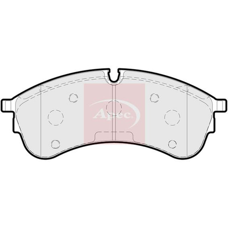 Apec Front Brake Pad Set fits Man Tge 2017-2024 2.0