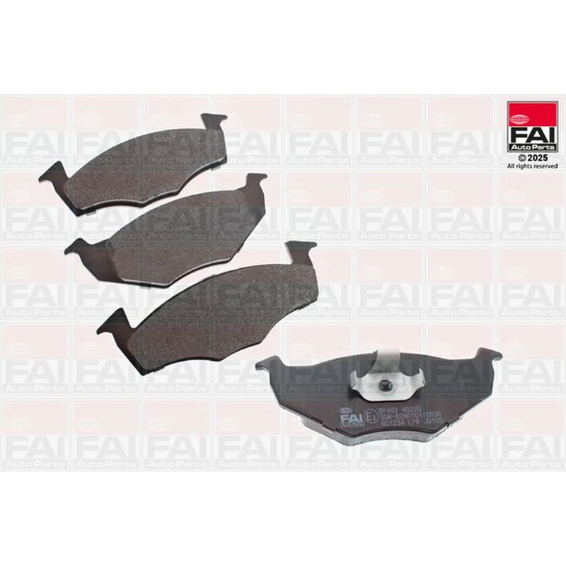 FAI Front Brake Pad Set fits Seat Arosa 1997-2004 1.0 1.4 1.7